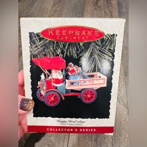 Vintage 1993 Hallmark Happy Haul-idays/Here Comes Santa Collector’s Ornament